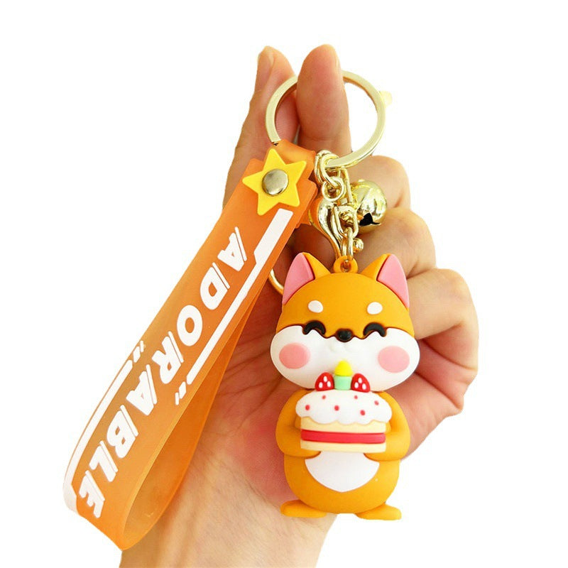 Wholesale Cute Chai Dog Series PVC Keychains